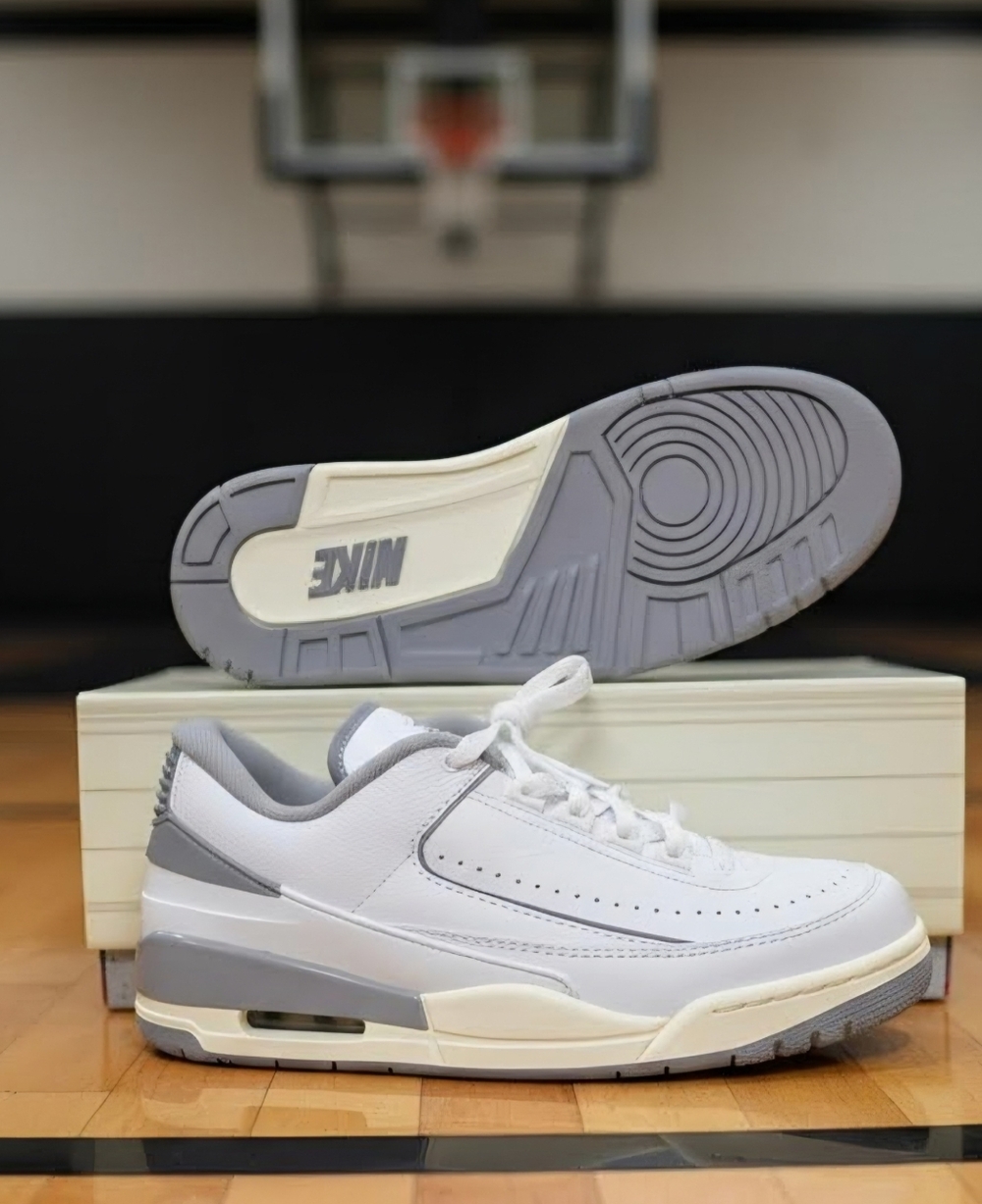 Air Jordan 2/3 White Cement size 9